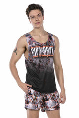 CUK244 ORANGE MEN'S SWIMSUIT