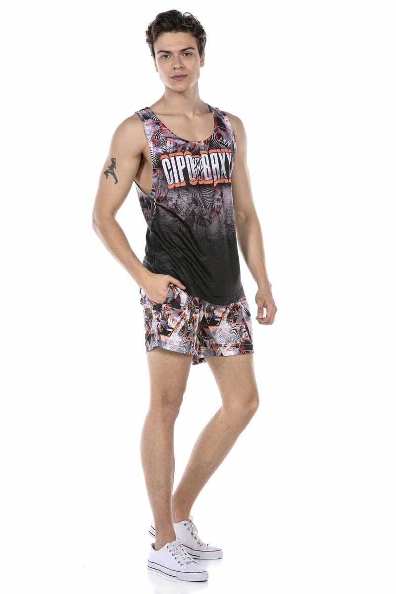 CUK244 ORANGE MEN'S SWIMSUIT