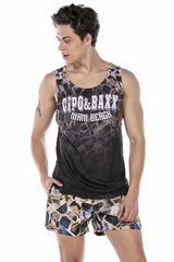 CUK244 ORANGE MEN'S SWIMSUIT