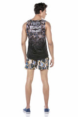 CUK244 ORANGE MEN'S SWIMSUIT