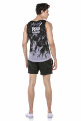 CUK245 BLACK MEN'S SWIMSUIT