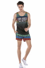 CUK246 BLACK MEN'S SWIMSUIT