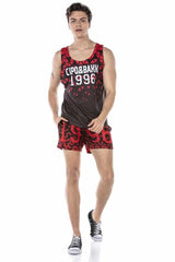 CUK247 BLUE MEN'S SWIMSUIT