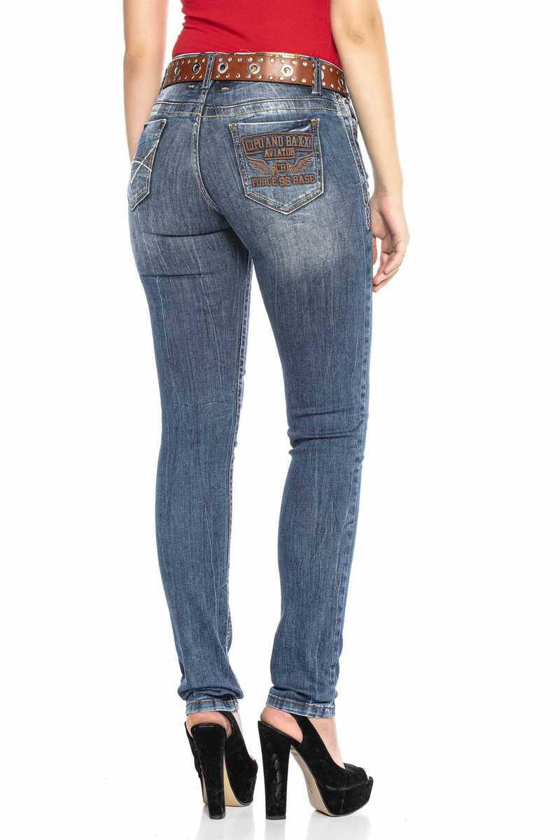 WD386 Women's Slim-Fit Jeans