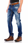 CD530 Men's comfortable jeans with subtle decorative seams