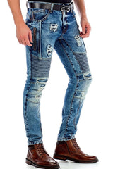 CD464 Men's comfortable jeans in a stylish destroyed look