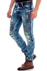 CD464 Men's comfortable jeans in a stylish destroyed look