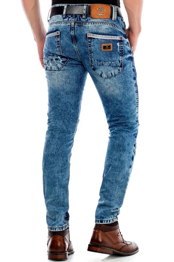 CD464 Men's comfortable jeans in a stylish destroyed look