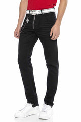 CD675 men's straight fit jeans with a stylish look