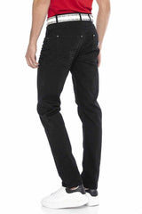CD675 men's straight fit jeans with a stylish look