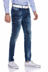CD603 Men's jeans in a fashionable straight-fit cut