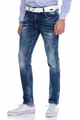 CD603 Men's jeans in a fashionable straight-fit cut