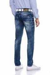 CD603 Men's jeans in a fashionable straight-fit cut
