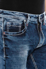 CD588 Men's comfortable jeans in a classic design