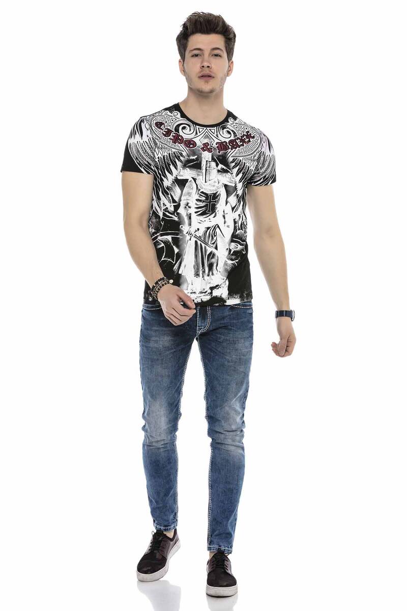 CD588 Men's comfortable jeans in a classic design