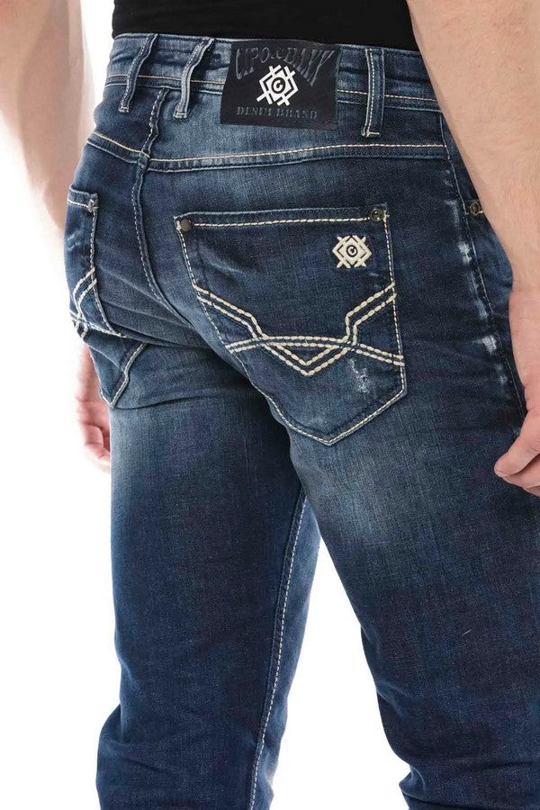 CD544 Men's comfortable jeans in a casual regular fit