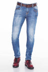 CD376 Men's comfortable jeans in classic 5-pocket style