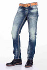 CD329 Men's comfortable jeans with a great wash