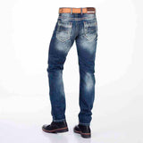 CD329 Men's comfortable jeans with a great wash