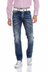 CD305 Men's comfortable jeans in a fashionable look, straight fit