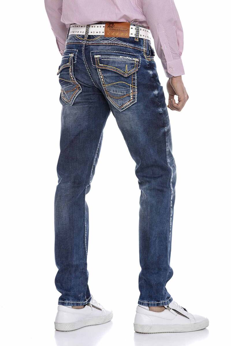 CD305 Men's comfortable jeans in a fashionable look, straight fit