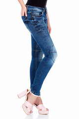 WD324 Women's Slim Fit Jeans with Slim Fit Cut