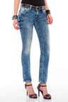 WD363 Women's Jeans – Slim Fit with trendy wash