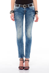 WD363 Women's Jeans – Slim Fit with trendy wash
