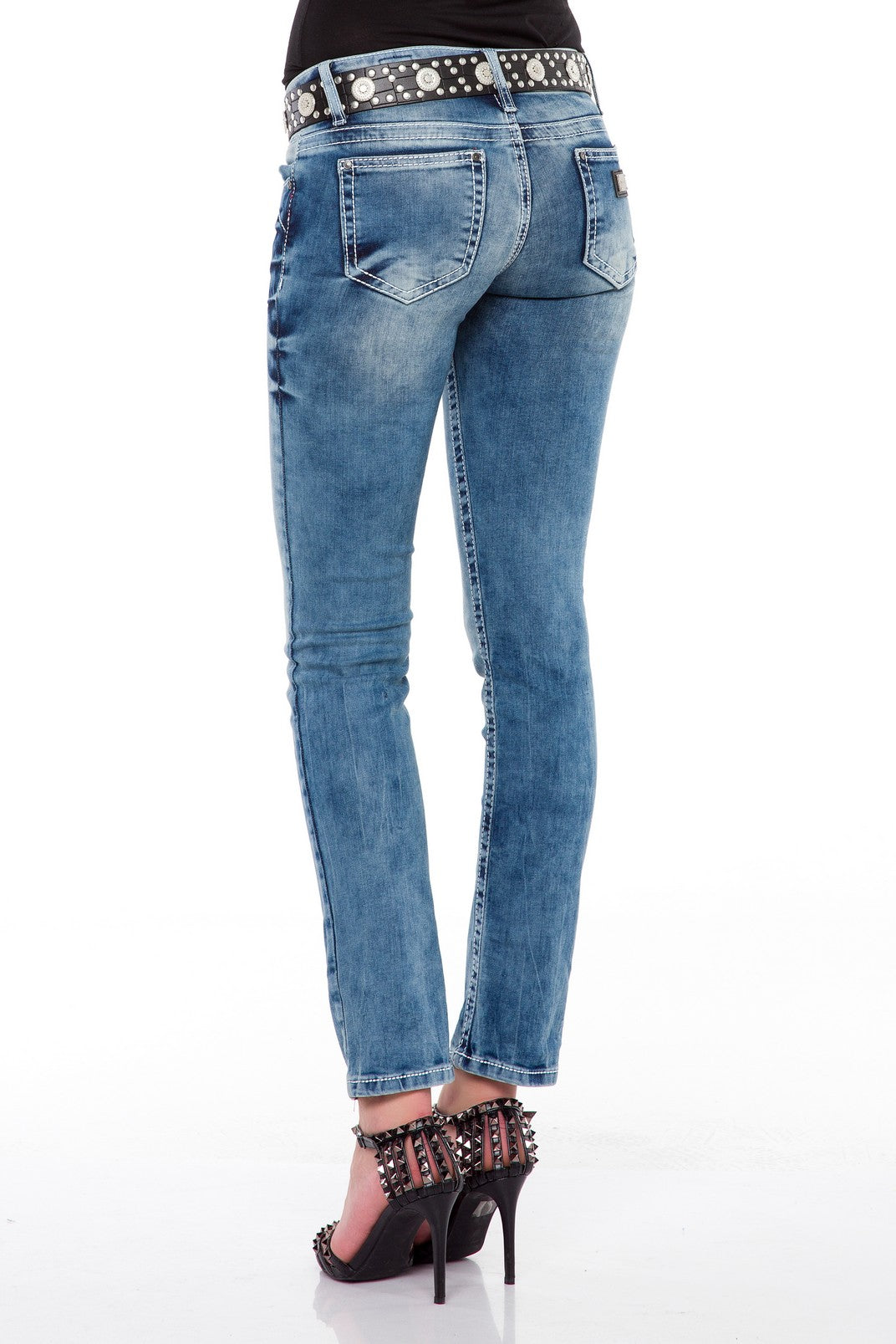 WD363 Women's Jeans – Slim Fit with trendy wash
