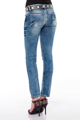 WD363 Women's Jeans – Slim Fit with trendy wash