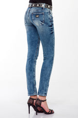 WD363 Women's Jeans – Slim Fit with trendy wash