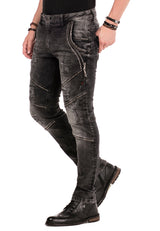 CD452 Men's Slim Fit Jeans – Cipo & Baxx in Black