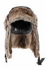 CH-09 Men's Winter Hat – Trapper Style with Faux Fur & Leather Accents