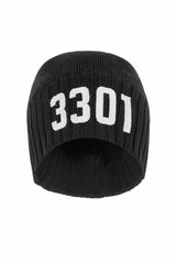 CH-10 Men's Beanie – Urban knit look with "3301" embroidery