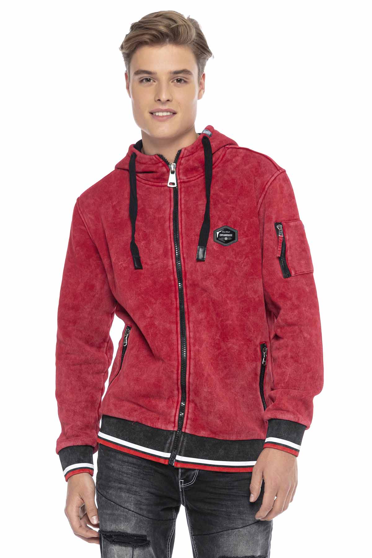 CL418 MEN'S HOODIE SWEAT JACKET