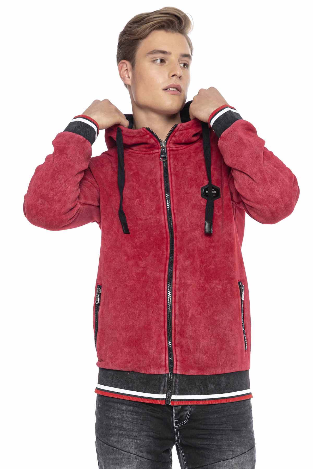 CL418 MEN'S HOODIE SWEAT JACKET