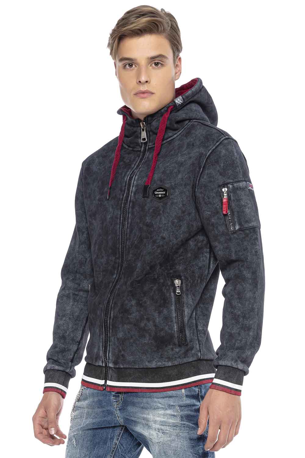 CL418 MEN'S HOODIE SWEAT JACKET