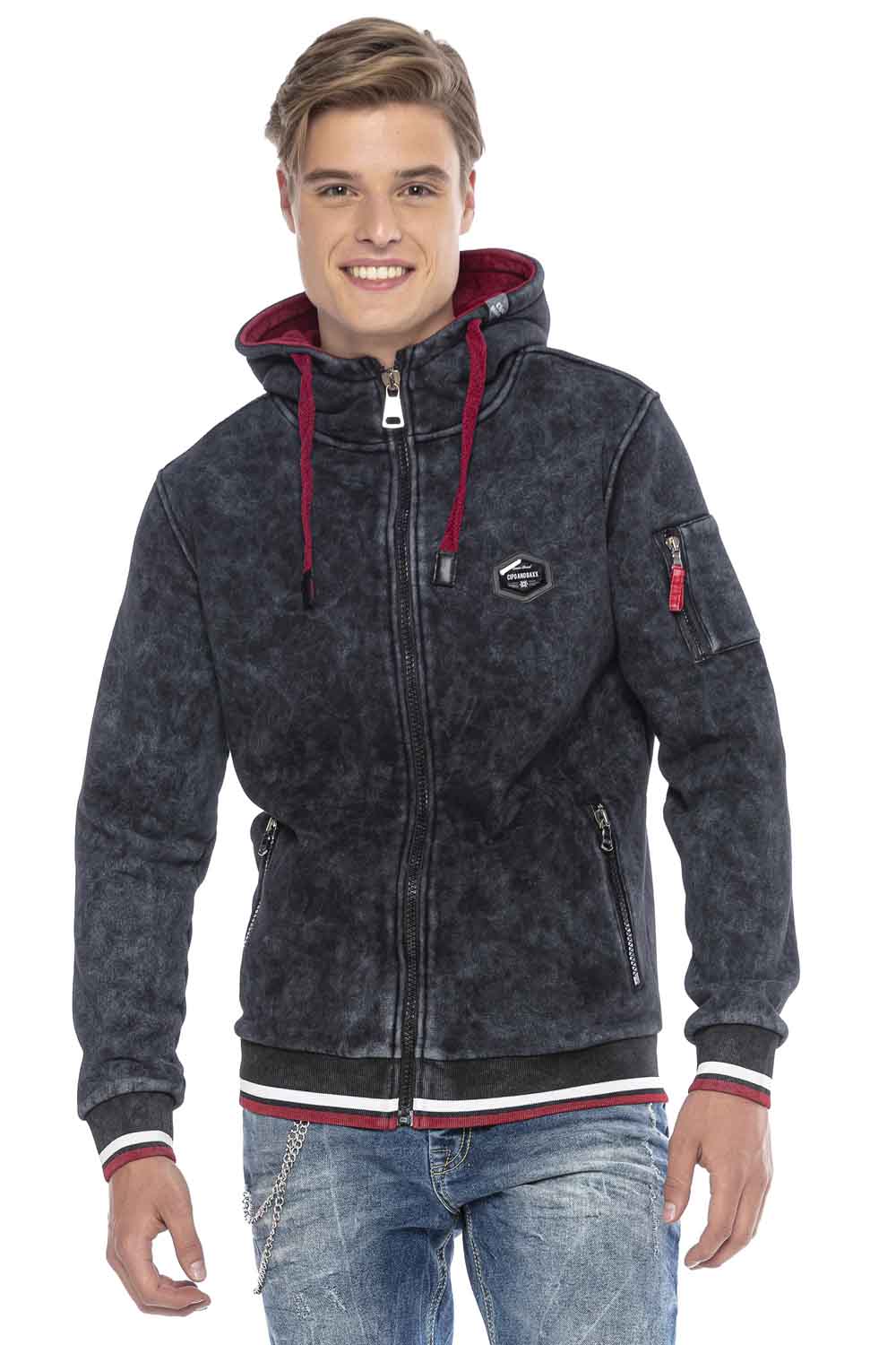 CL418 MEN'S HOODIE SWEAT JACKET
