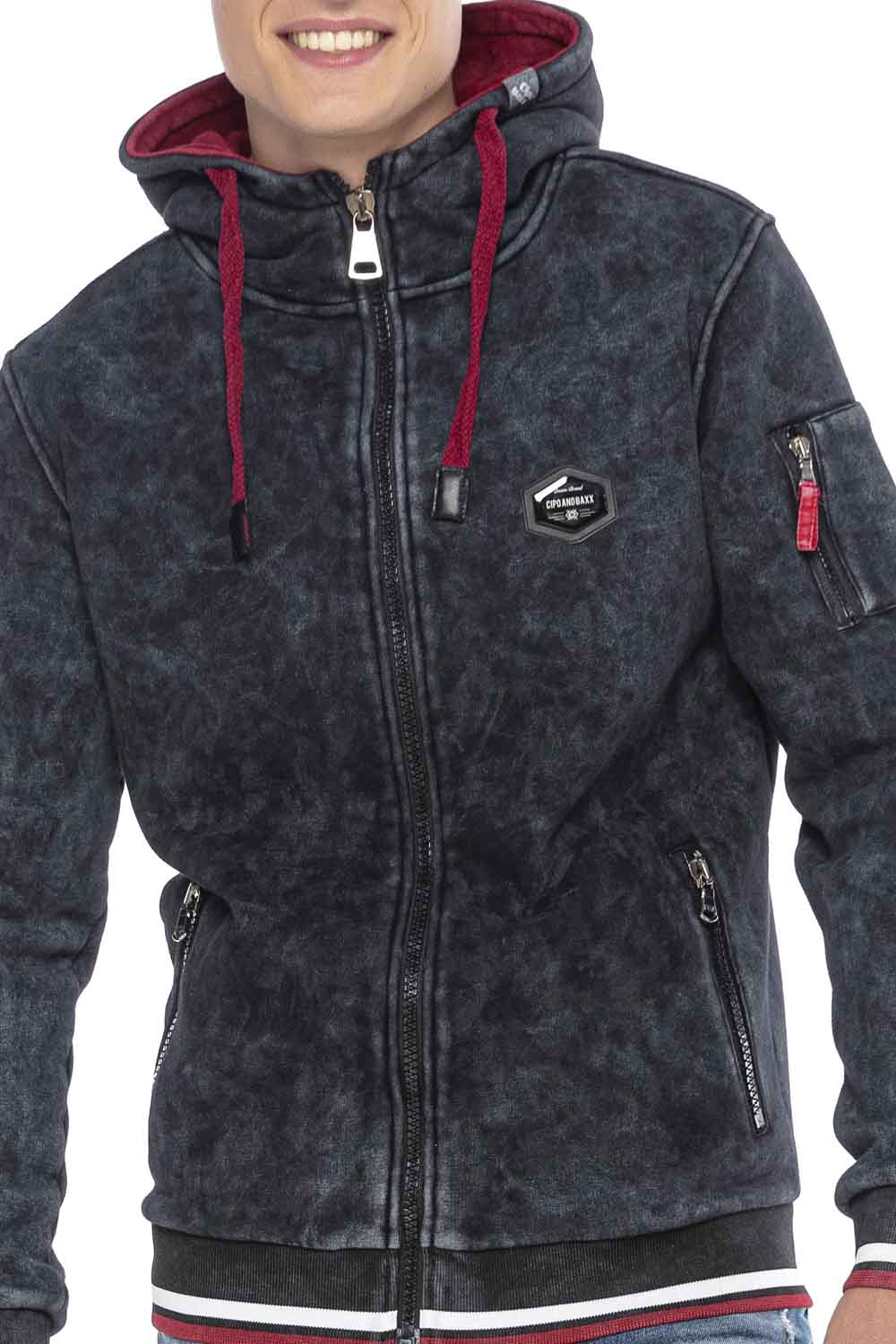 CL418 MEN'S HOODIE SWEAT JACKET