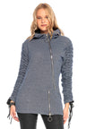 WL239 WOMEN'S HOODIE SWEAT JACKET