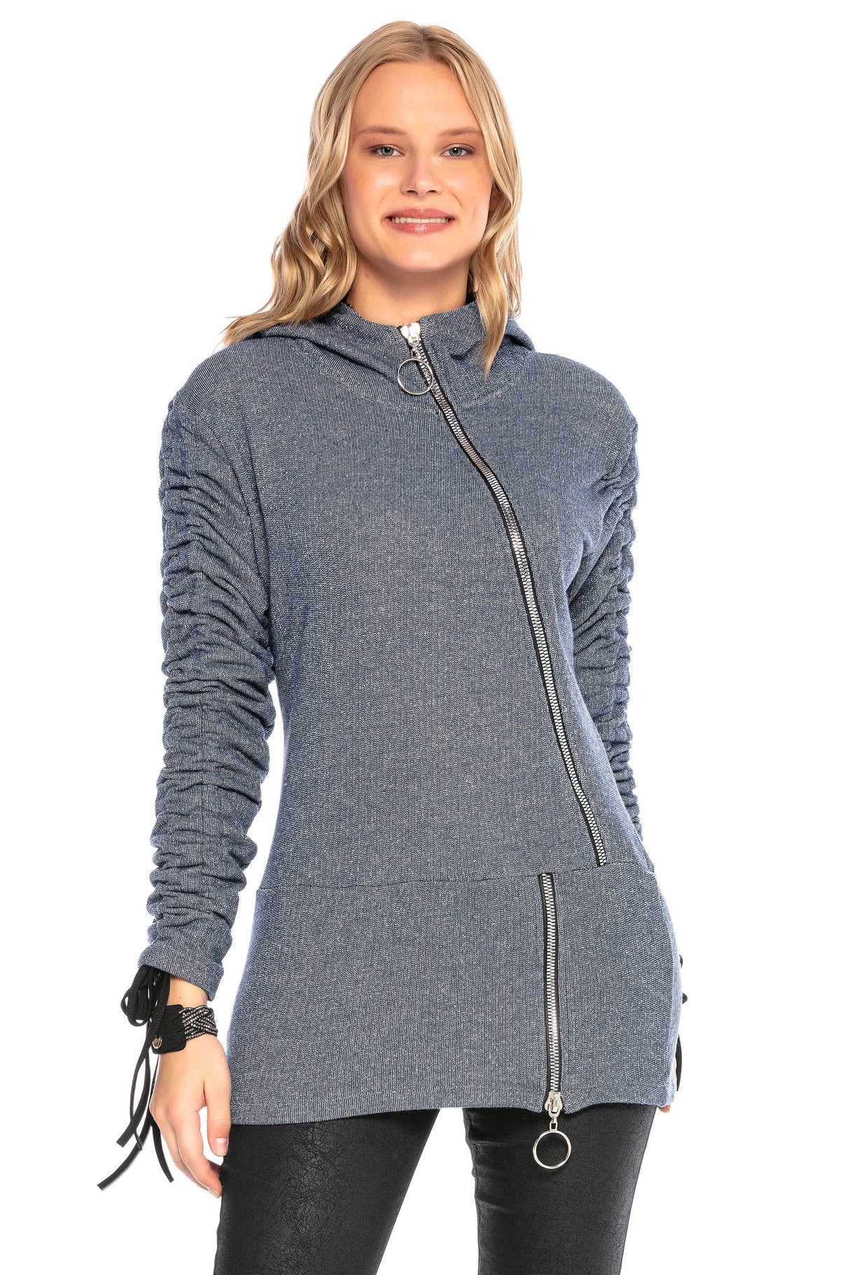 WL239 WOMEN'S HOODIE SWEAT JACKET