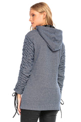 WL239 WOMEN'S HOODIE SWEAT JACKET
