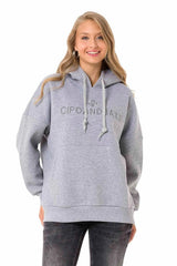 WL334 Women's hooded sweatshirt with trendy brand embroidery