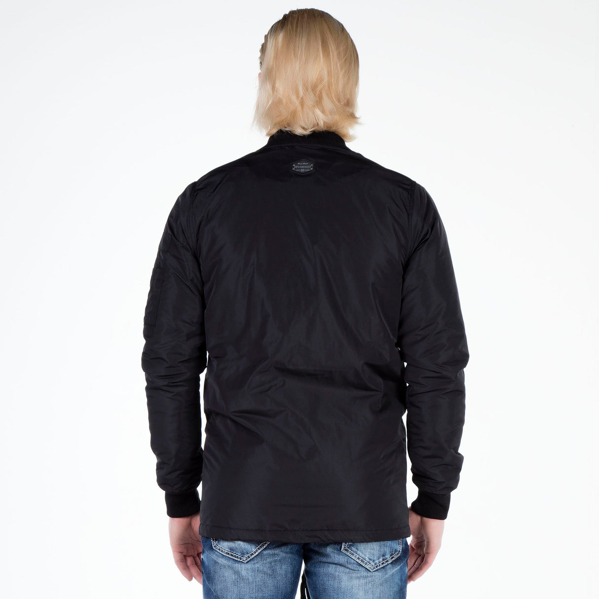 CJ150 – Black, quilted design, zipper, urban look for cold days