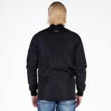 CJ150 – Black, quilted design, zipper, urban look for cold days