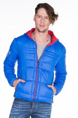 CM127 Men's Winter Jacket – Quilted Design & Detachable Hood