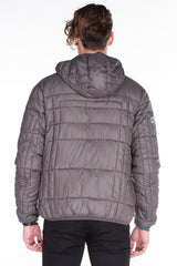 CM127 Men's Winter Jacket – Quilted Design & Detachable Hood