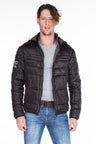 CM127 Men's Winter Jacket – Quilted Design & Detachable Hood