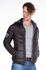 CM127 Men's Winter Jacket – Quilted Design & Detachable Hood