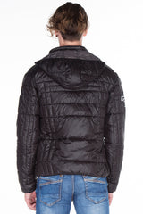 CM127 Men's Winter Jacket – Quilted Design & Detachable Hood